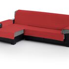 Cubre Sofa Acolchado Chaise Longue Izquierdo color Granate, , large image number null
