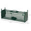 Outsunny Trampa para Animales Verde, , large indicador imagen numero 3