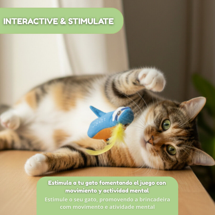 Tootoy! Peluche Interactivo de P&aacute;jaro para gatos, , large Imagen numero 5