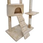 Rascador con postes XL para gatos color Beige, , large image number null
