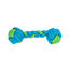 Tootoy! Hueso Mordedor de Cuerda Verde y Azul para perros, , large indicador imagen numero 2