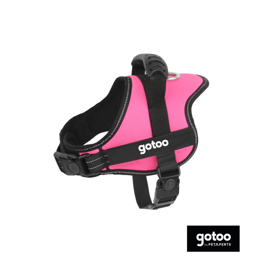 Gotoo Arnés antitirones rosa para perros thumbnail