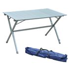 Mesa plegable Outsunny de camping de aluminio color Gris, , large image number null
