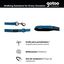 Gotoo Correa de nylon reflectante azul para perros, , large indicador imagen numero 4