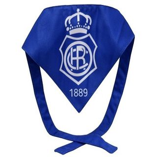 Bandana futbolera Recreativo de Huelva para perros color Azul, Bandana futbolera Recreativo de Huelva para perros color Azul