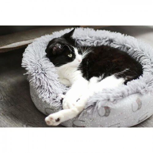 AIME cama redonda de piel beige para mascotas peque&ntilde;as, , large Imagen numero 5