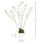 HOMCOM Phalaenopsis Artificiales Blanco, , large indicador imagen numero 3