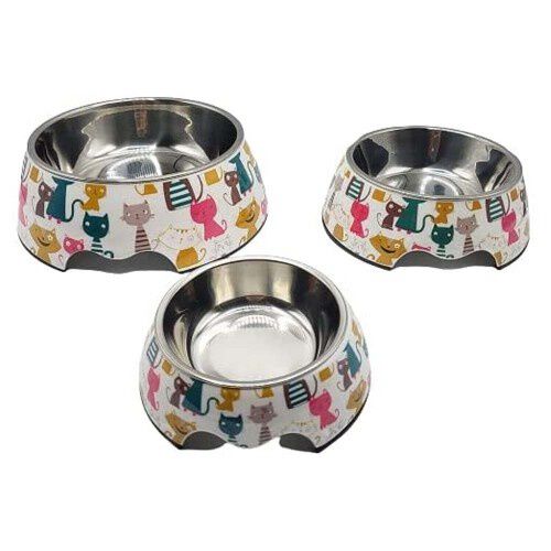 Edipets comedero de acero inoxidable para perros y gatos, , large Imagen numero 3