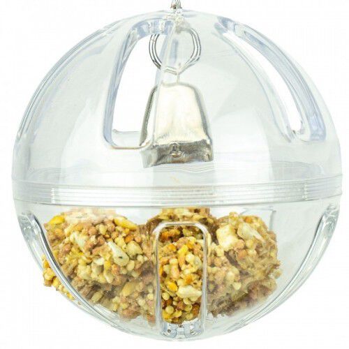 Esfera con campana para loros color Transparente, , large Imagen numero 2