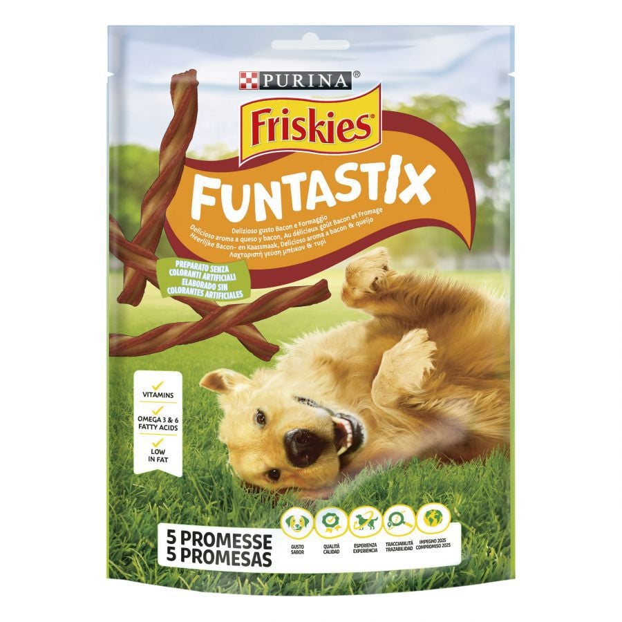 Friskies Funtastix Barritas de Queso y Bacon para perros thumbnail