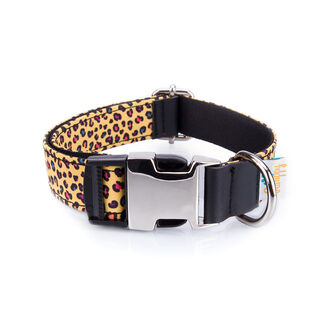 Collar Pamppy  Funny Leopardo amarillo para perros