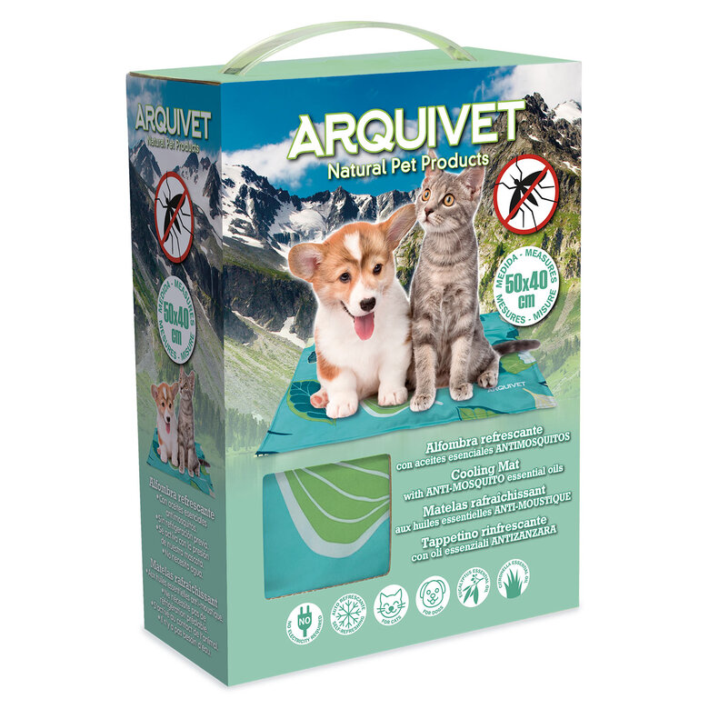 Alfombra Refrescante ANTIMOSQUITO para Perros y Gatos 90x105