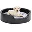 VidaXL Cama Color Negro y Gris Con Cojín para perros y gatos, , large indicador imagen numero 1