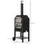 Outsunny Horno de Pizza Negro, , large indicador imagen numero 3