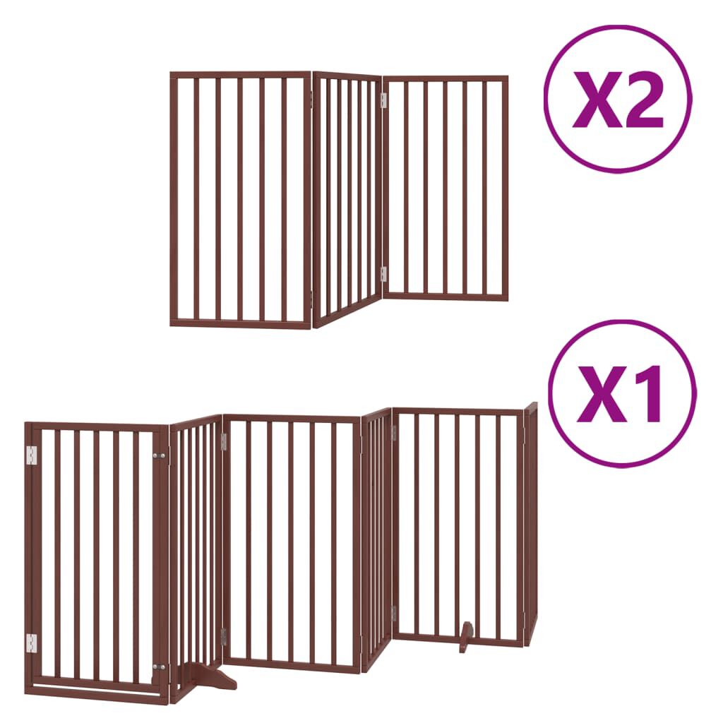 Vidaxl Puerta para Perros Plegable Paneles Puerta para Mascotas Madera de &Aacute;lamo, , large Imagen numero 15