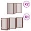 Vidaxl Puerta para Perros Plegable Paneles Puerta para Mascotas Madera de Álamo, , large indicador imagen numero 15
