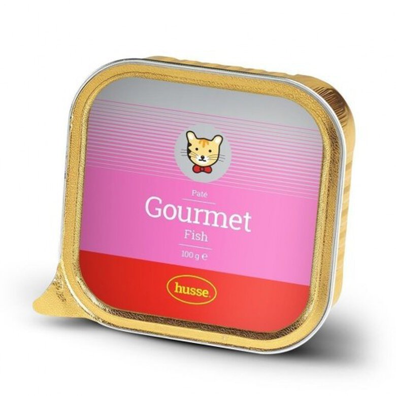 Paté para gatos  Husse Gourmet Fish sabor pescado, , large image number null