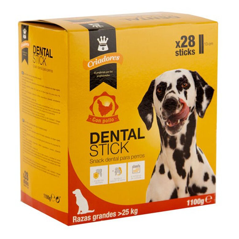 Criadores Dental Stick pollo para perros grandes image number null