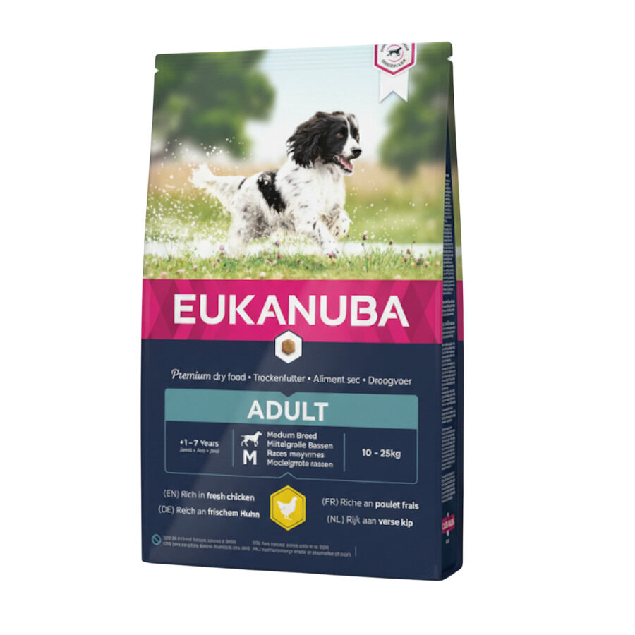 Eukanuba Adult Medium Pollo pienso para perros thumbnail
