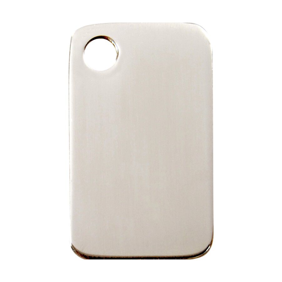 Placa identificativa Acero Inoxidable Rectangulo para perros, , large Imagen numero 1