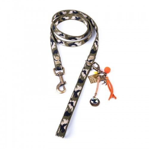 Correa Luckly Gris Camuflaje para perros color Kaki, , large Imagen numero 1