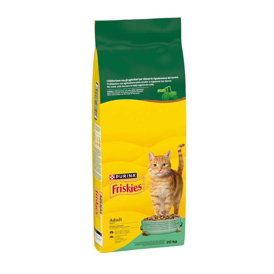 20 kg Friskies Conejo y Pollo pienso para gatos, , large Imagen numero 6
