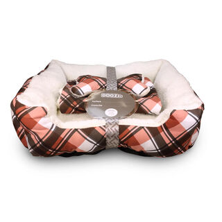 Guau Christmas pack cama y manta plaid set Guau Christmas Kit de Cama con Cojín y Manta para perros