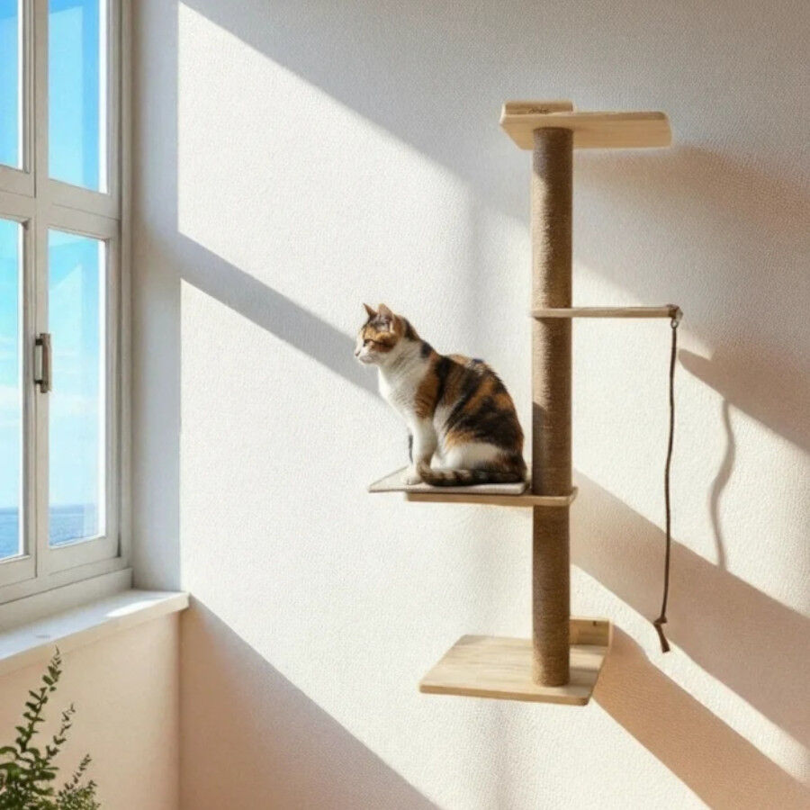 Althea Living - &Aacute;rbol Rascador para Gatos Salina, madera, yute y sisal, , large Imagen numero 2