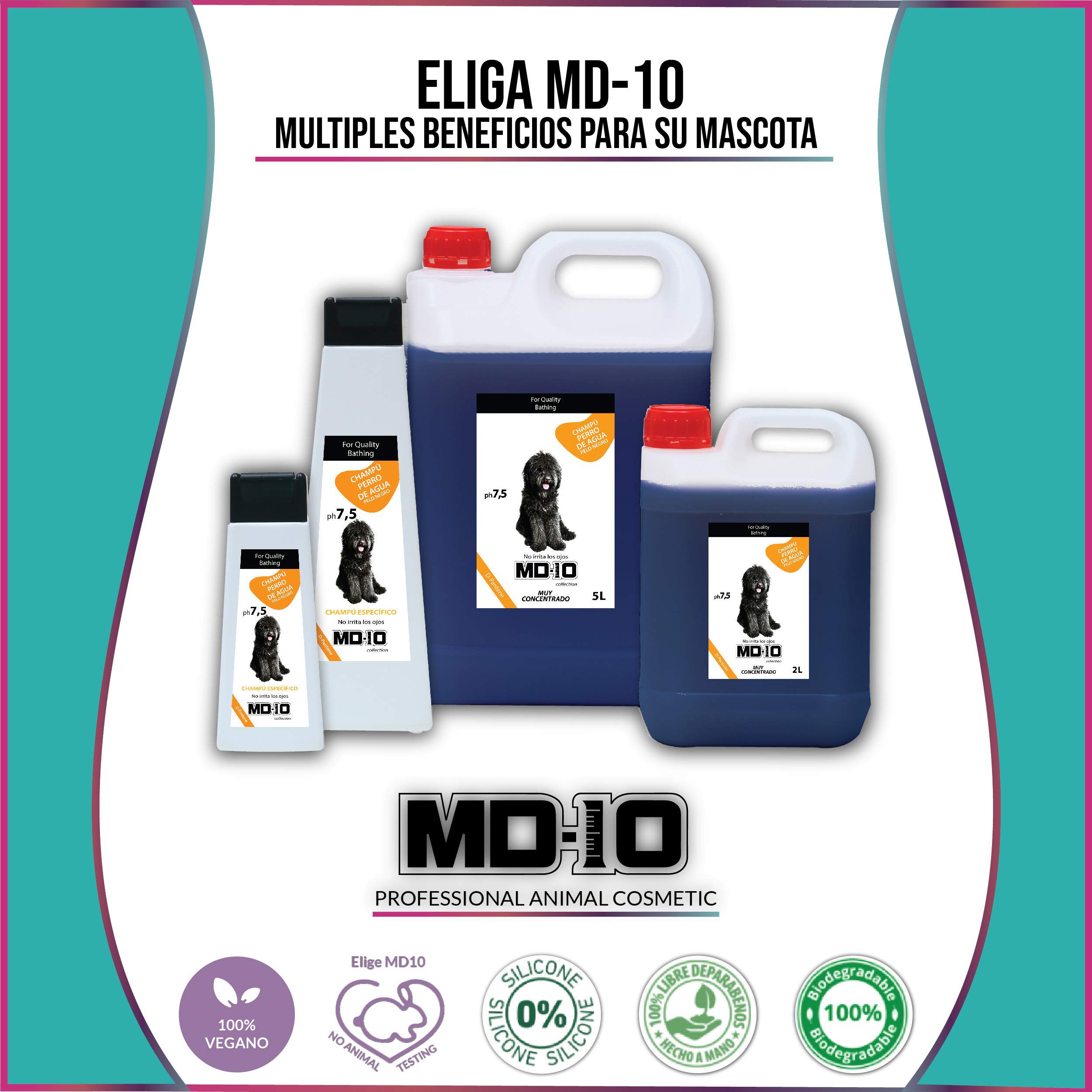 Pack Perros de Agua Pelo Negro - Fabricado Espa&ntilde;a - MD10 COLLECTION, , large Imagen numero 3