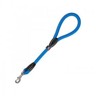 Arppe correa con empuñadura de nylon redondo azul para perros