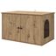 vidaXL Casa para Gatos Roble Artesanal 85 x 55 x 50 cm, , large indicador imagen numero 1