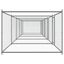 vidaXL Jaula de perros con puertas acero galvanizado gris 8x2x1,5 m, , large indicador imagen numero 9