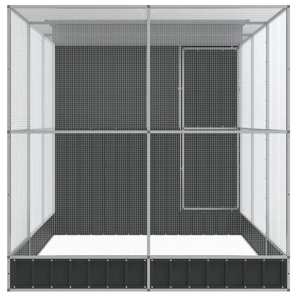 vidaXL Pajarera de acero extensible para Periquitos thumbnail