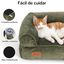 Fukumaru Sof&aacute; Cama para Mascotas Talla M | Cama para Perros y Gatos con Pana Suave, Relleno de Algod&oacute;n y Espuma, Base Antideslizante, Funda Lavable, Dise&ntilde;o Impermeable y Confort Premium para Hogar, , large indicador imagen numero 3