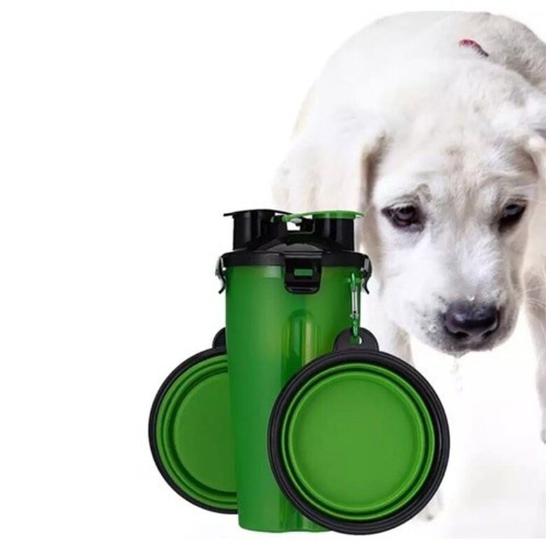 Bebedero portátil para mascotas color Verde, , large image number null