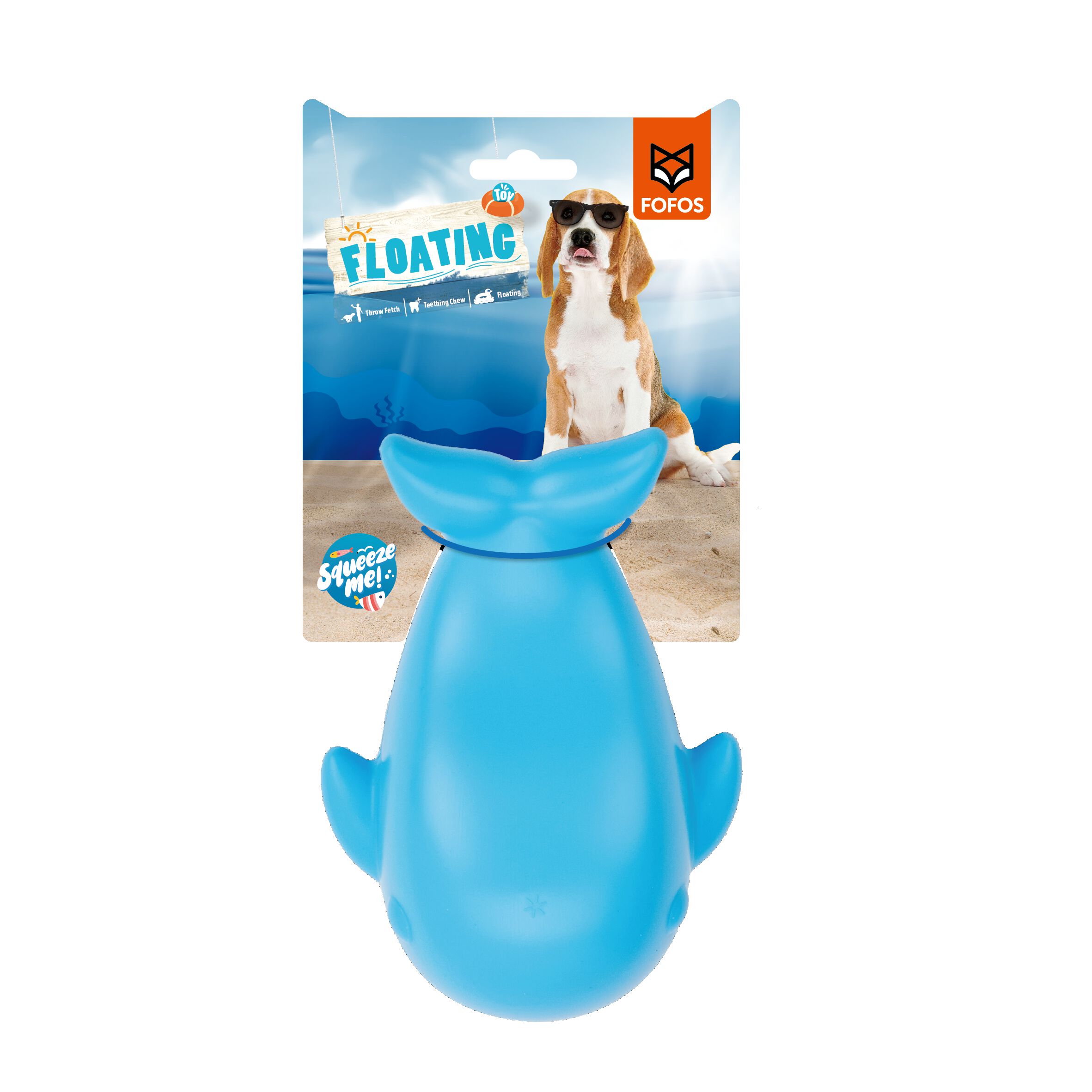 FOFOS | Delf&iacute;n para Masticar Estridente  - Para Perro, , large Imagen numero 1