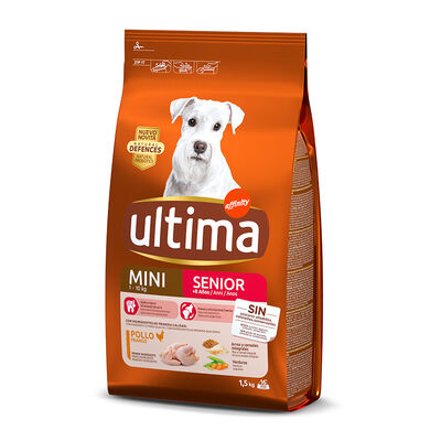Affinity Ultima Senior Mini Pollo pienso para perros  