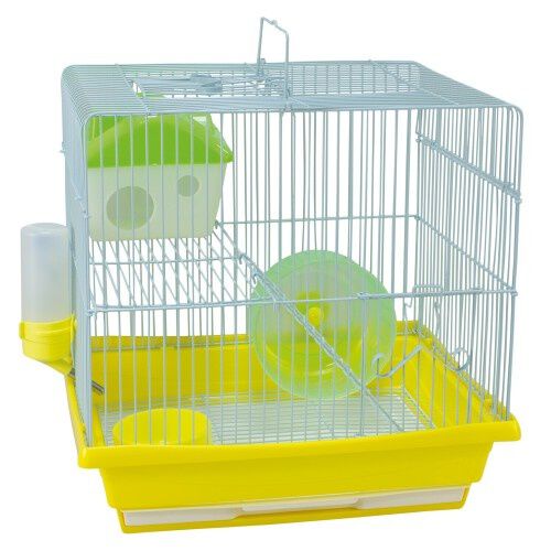 Pack 4 jaulas Nueva Ibiza para roedores color Amarillo, , large Imagen numero 1
