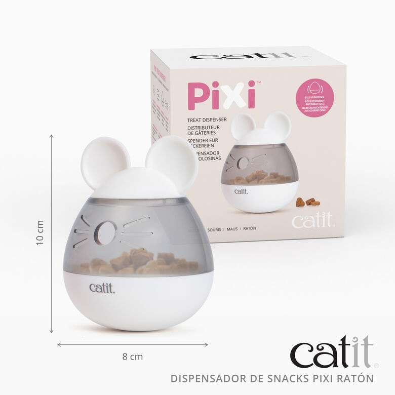 Catit Pixi Dispensador de Snack con forma de ratón para gatos thumbnail
