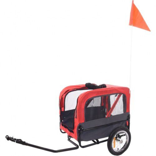 Remolque de bicicleta Romero para perros color Rojo, , large Imagen numero 5