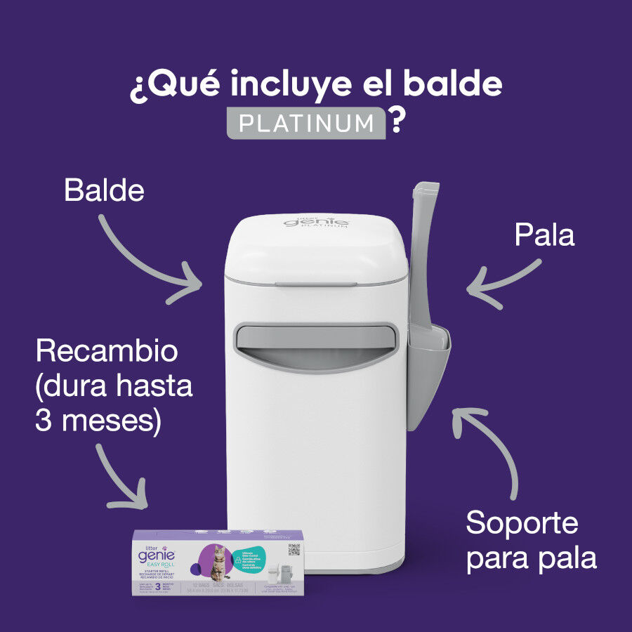 Litter Genie Contenedor LitterLocker Platinum Arena para gatos, , large Imagen numero 2