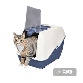 Nice Care Arenero Cerrado Netta Close Azul para gatos