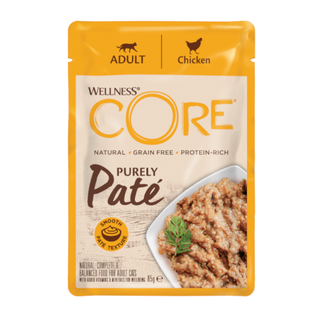 Wellness Core Adult Purely Pollo en Paté Sobre para gatos