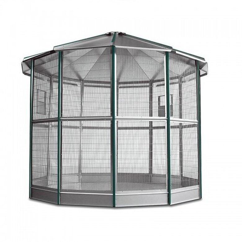 Voladero galvanizado 12 lados con accesorios color Verde/Metal, , large image number null