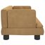 vidaXL Cama para perros de terciopelo marrón 60x40x30 cm, , large indicador imagen numero 4