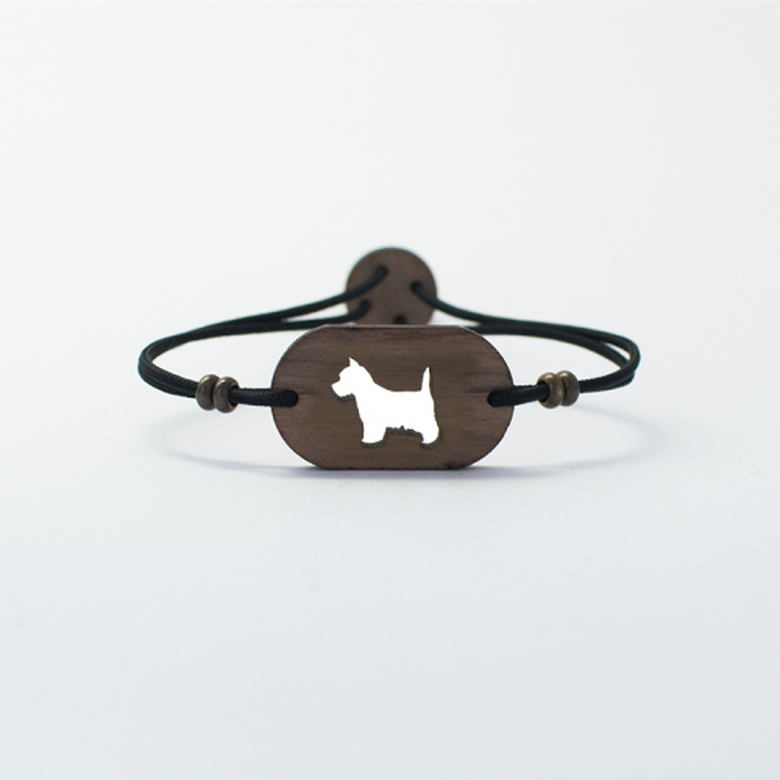 Pulsera de madera Westy personalizable color Negro, , large image number null