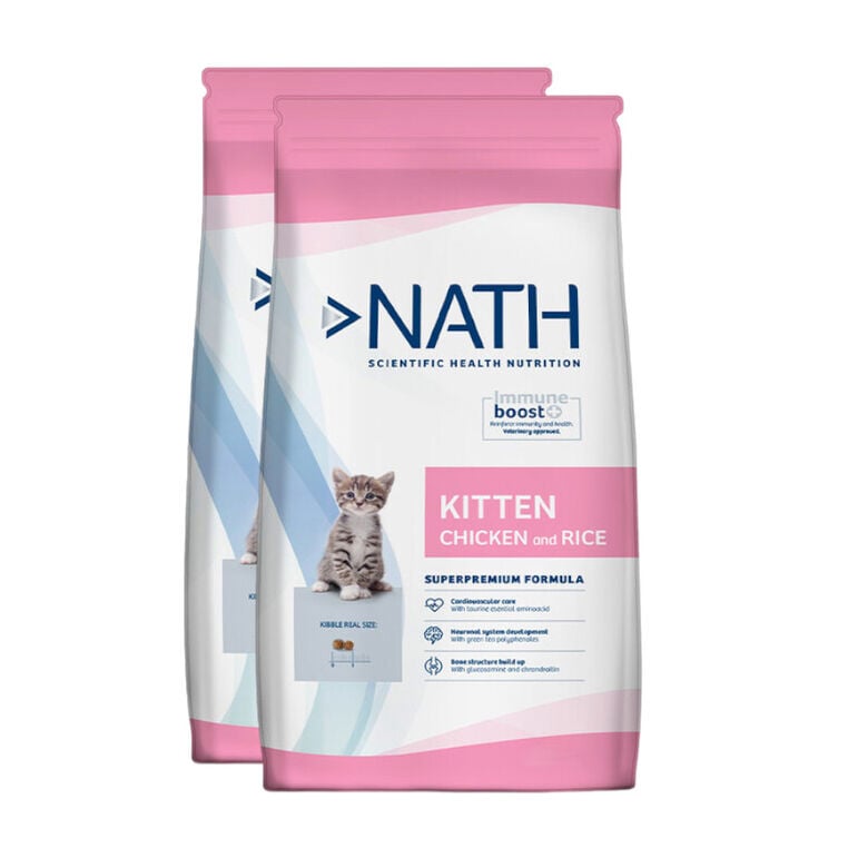 Nath Kitten Pollo y Arroz pienso para gatos thumbnail