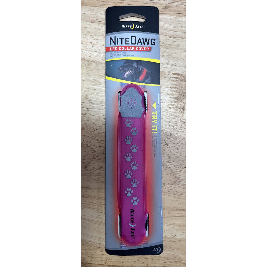 Nite Ize Nite Dawg LED Rosa Cobertura para collar para perros, , large Imagen numero 2