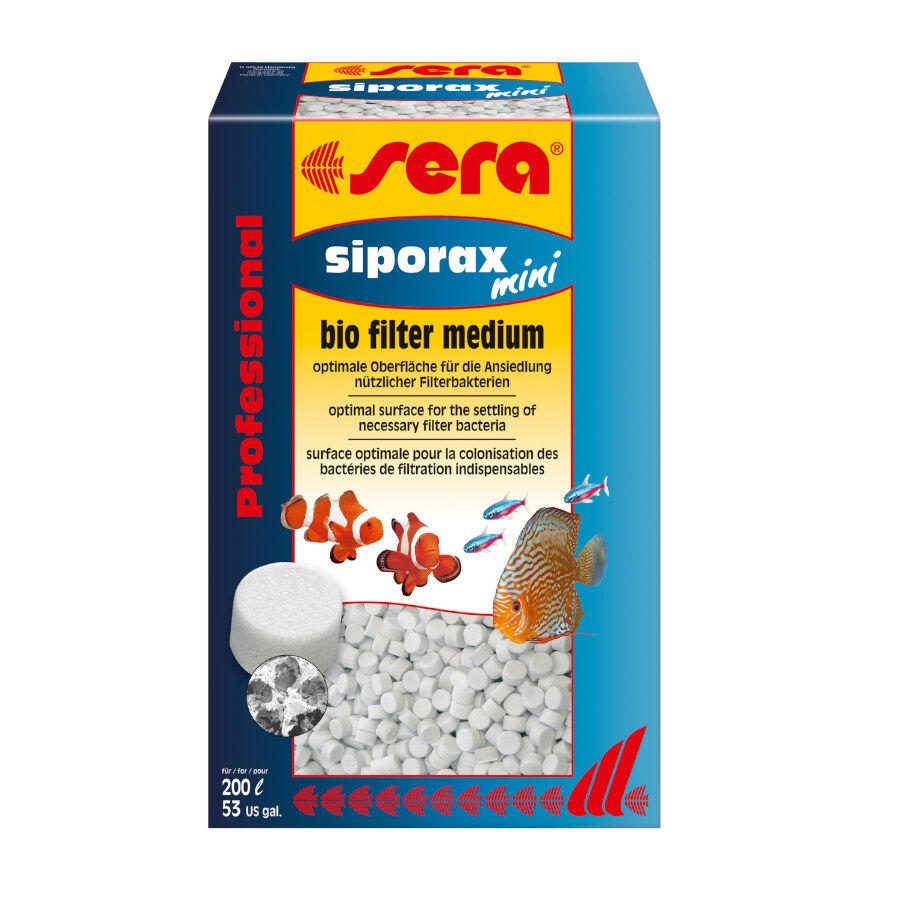 Sera Siporax Mini Professional Anillos de Vidrio Sinterizado para filtraci&oacute;n de acuarios, , large Imagen numero 1
