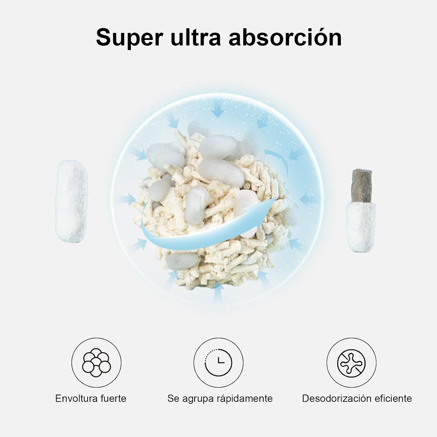 FUKUMARU Arena de Tofu Mixta (SAP) 10 kg Formato Econ&oacute;mico &ndash; Saco Ahorro para Hogares Multigato, , large Imagen numero 2